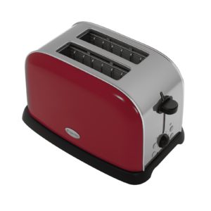 Elgento E447R 2 Slice Toaster – Red