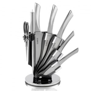 Tower T80709S 7 Piece Knife Set with Stand Stainless Steel Brand New