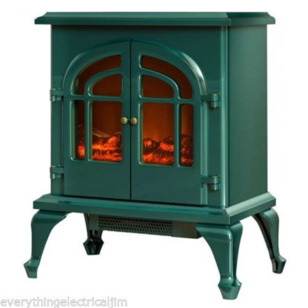 Warmlite WL46001G Log Effect Stove Fire 2000W – Green