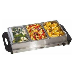 Daewoo Electric Buffet Server Food 3 x 1.3L Warming Trays 200W