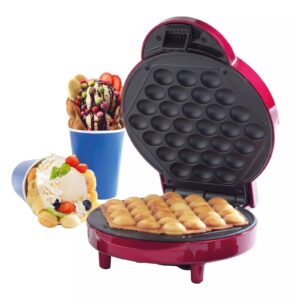 Giles And Posner Street Style Bubble Waffle Maker Red