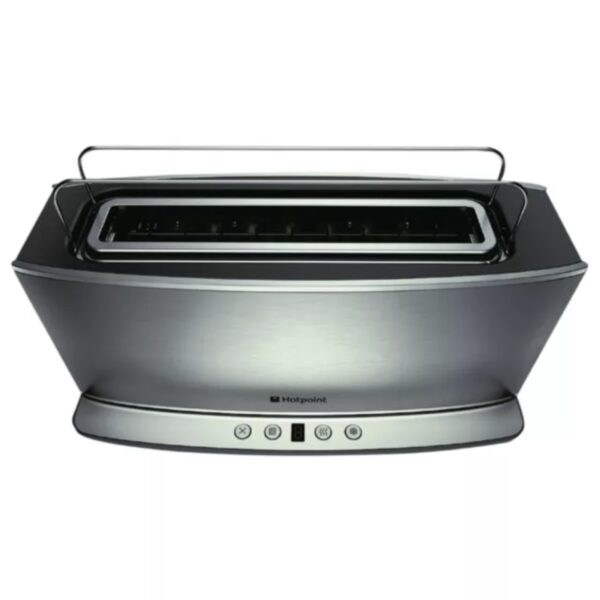 Hotpoint TT12EAX0UK Long Slot Toaster Stainless Steel