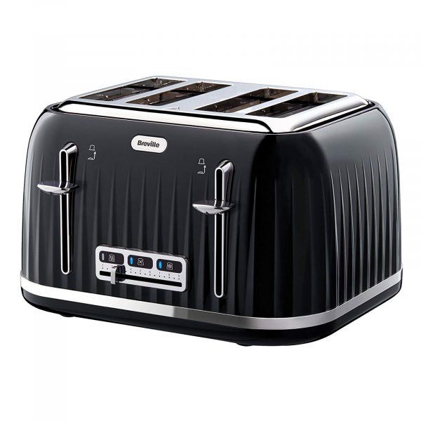 Breville VTT476 Impressions 4 Slice Toaster – Black