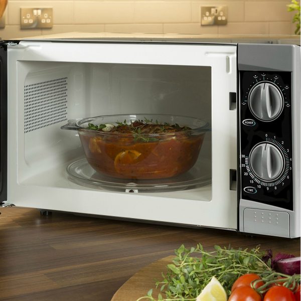 Akai A24002 Manual Microwave 800W – Silver