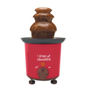 Global 50990 Gismos 3 Tier  Chocolate Fountain Red