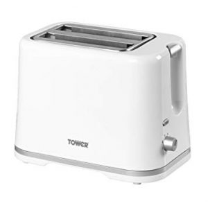 Tower T20009W 2 Slice Toaster 870W White