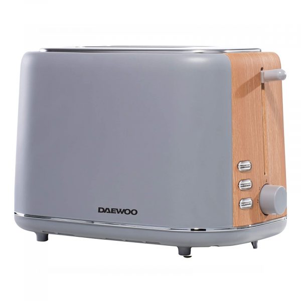Daewoo SDA1737 2 Slice Toaster Stockholm Collection Grey