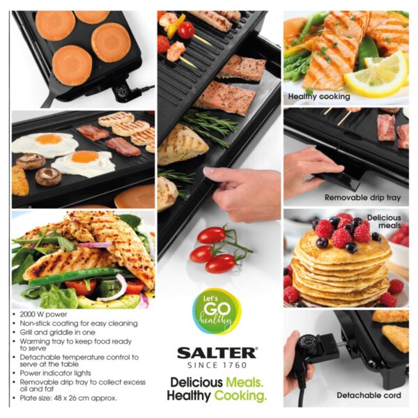 Salter EK4412 Family Health Grill Black