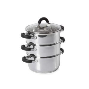 Tower T80836 3 Tier Steamer 18cm Tower T80836 3 Tier Steamer 18cm