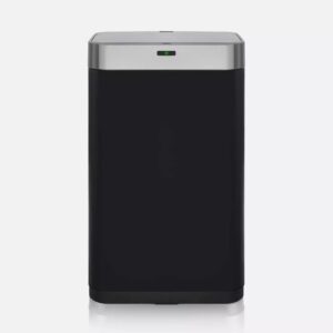 Tower Rectangular Sensor Bin 75L Black