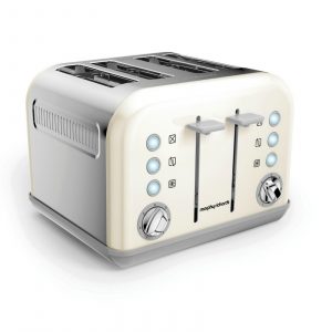 XXX Morphy Richards 242032 Accents 4 Slice Toaster – White