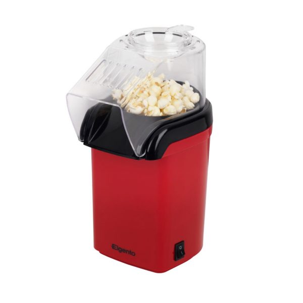 Elgento E26006 Popcorn Maker Non-slip Feet 1200W - Red