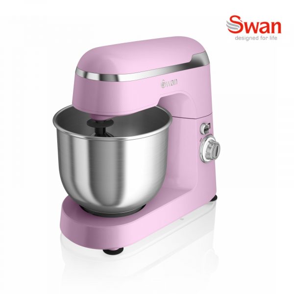 Swan SP25010PN Retro Stand Mixer 600W – Pink