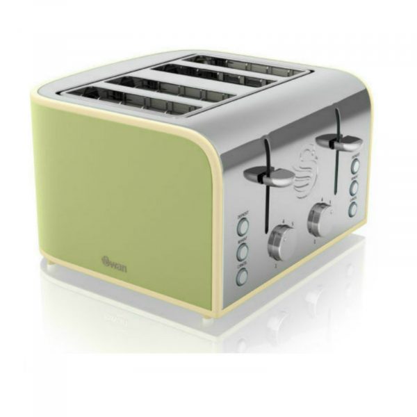 Swan ST17010GN 4 Slice Toaster 1600W – Green