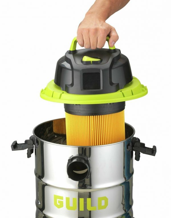 Guild 30L Steel Drum Wet and Dry Vacuum Cleaner – 1500W
