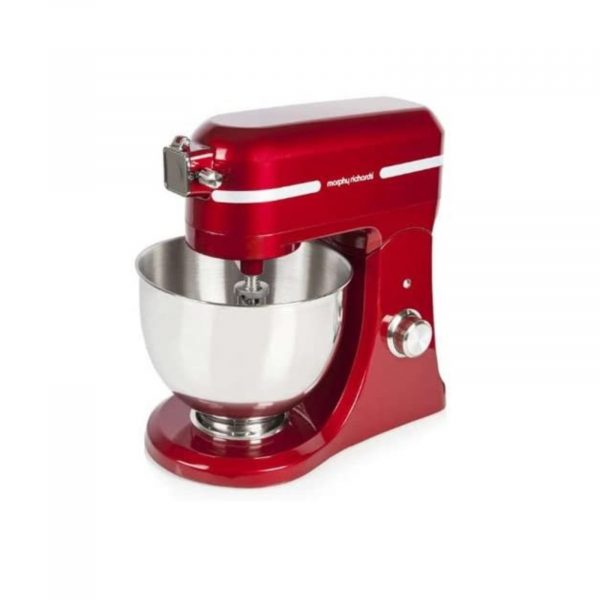 Morphy Richards 48426 Professional Die cast Stand Mixer 800W – Red