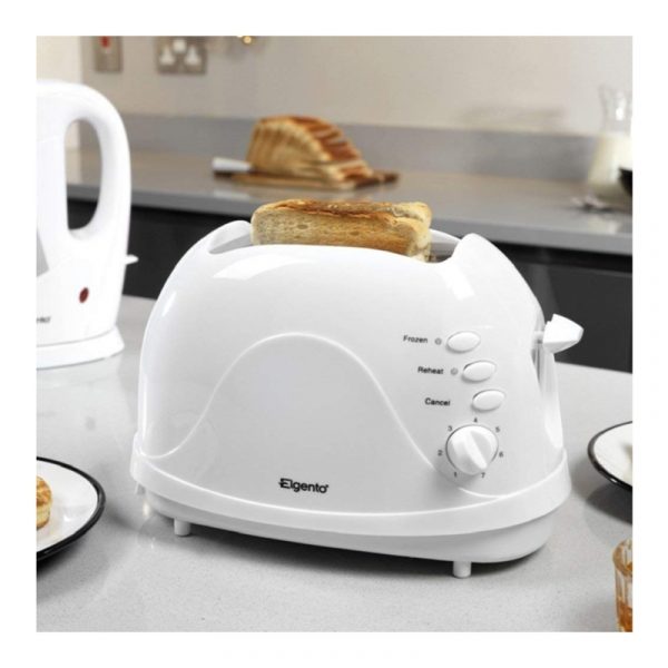 Elgento E20012 2 Slice Toaster – White