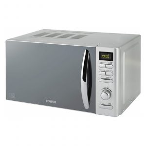 Tower Infinity Digital 800W Microwave – Silver