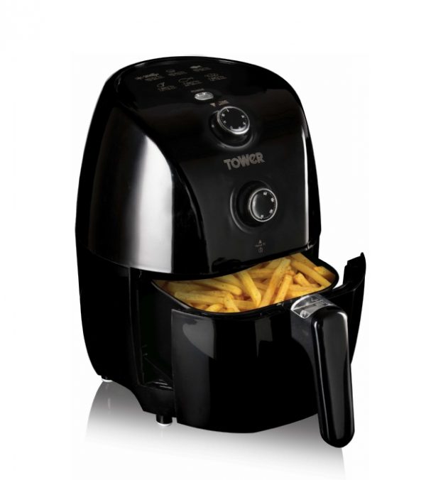 Tower T17025 Compact Air Fryer 1.5L – Black