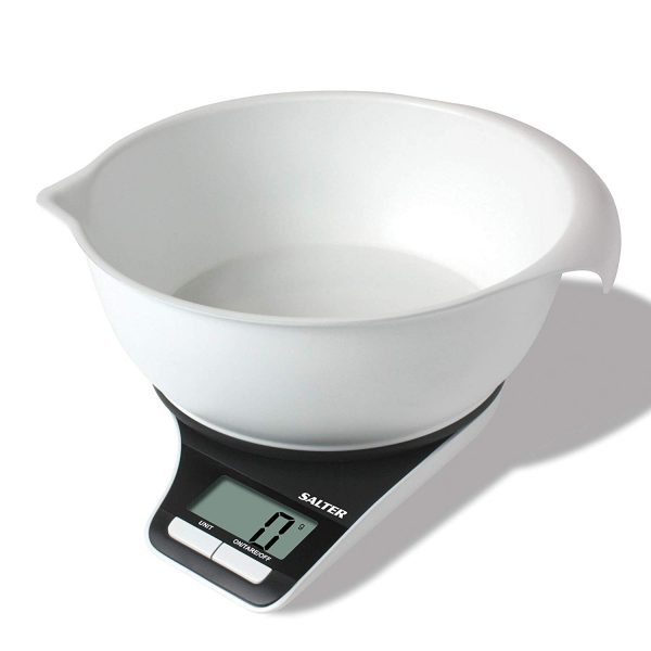 Salter 5kg Electronic Digital Kitchen Scale with Measuring Jug