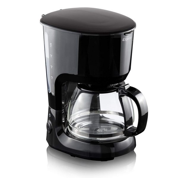 Elgento E13007N 10 Cup Coffee Maker 1.25L 750W – Black