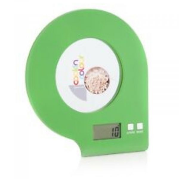 Cook In Colour MCK22001 Kitchen Scale Digital Glass – Green