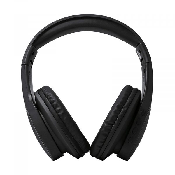 Akai A58078 Wireless Headphones with Built-In Microphone Black