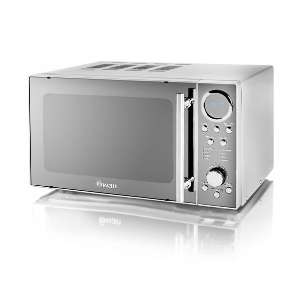 Swan SM3080N Digital Microwave 800W Silver