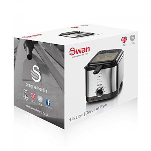 Swan 1.5L Fryer – Stainless Steel