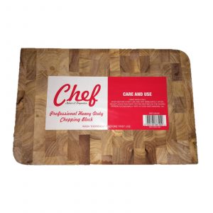 Chef Professional 7900 Heavy Duty Chef Wooden Chopping Board Block 7900