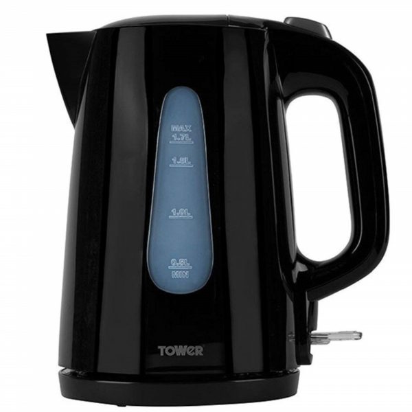 Tower T10014 Elements Rapid Boil Jug Kettle 3000W 1.7L – Black