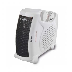 Pifco PE124 Fan Heater with Overheat Protection 2000W, White