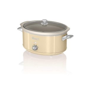 Swan Retro Slow Cooker 6.5L – Cream