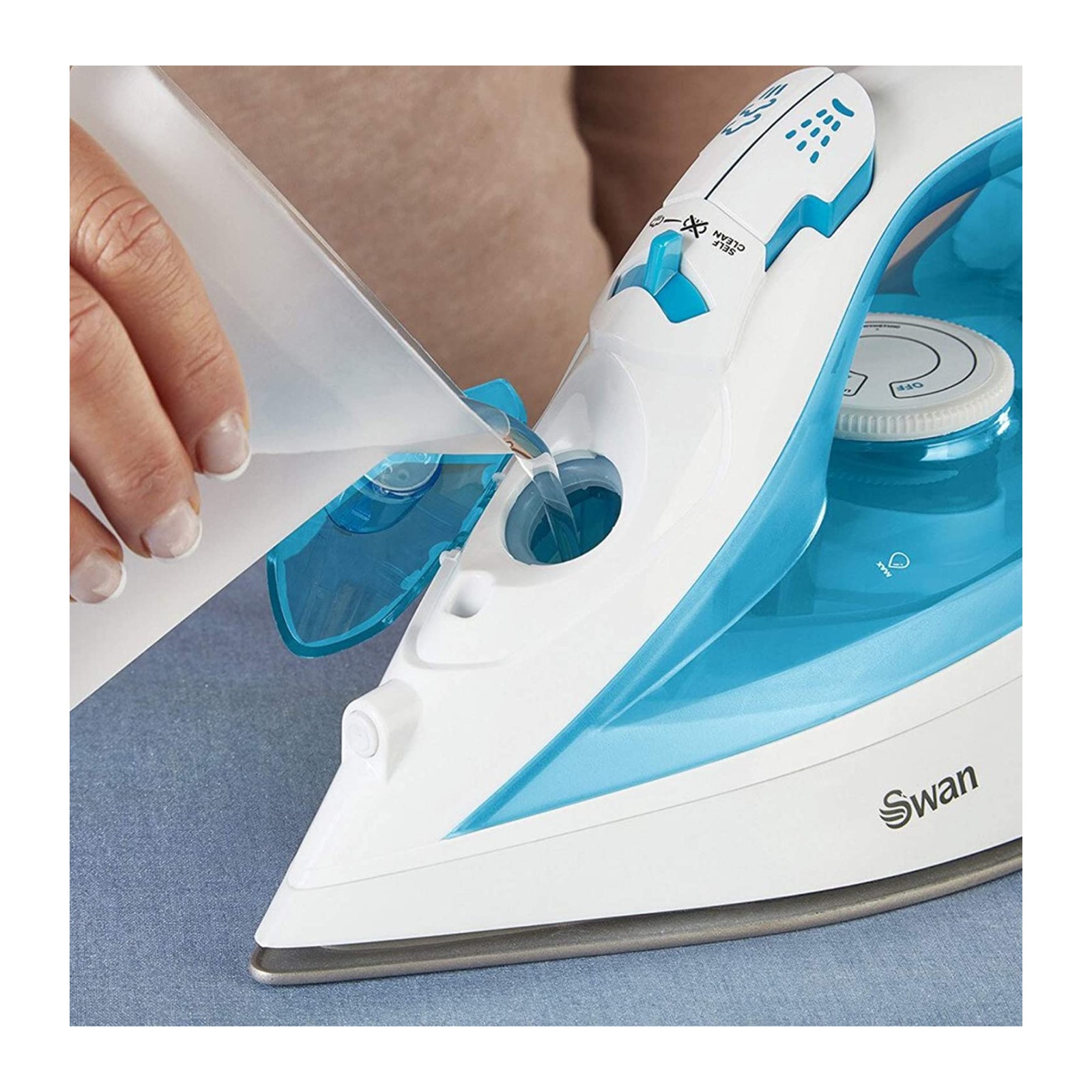 Swan 2-in-1 Cord or Cordless Steam Press Iron SI16410N Swan 2-in-1 Cord or Cordless Steam Press Iron SI16410N - Image 3