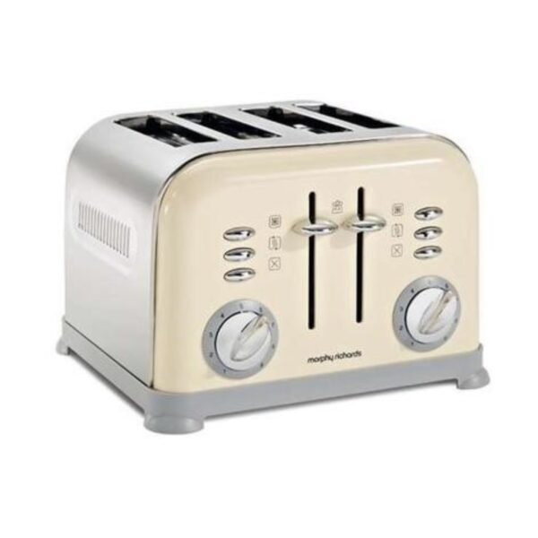 Morphy Richards 44038  Accents Country  4 Slice Toaster cream