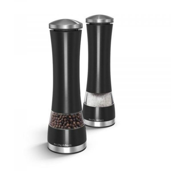 Morphy Richards 974220 Accents Electronic Salt and Pepper Mill Black