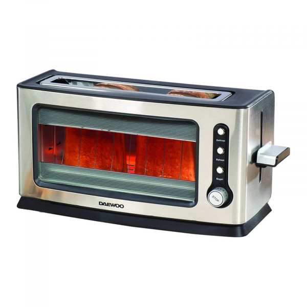 Daewoo SDA1060 2 Slice Toaster – Glass