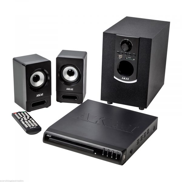 Akai A60012 Bluetooth Multimedia Surround Sound Speaker System