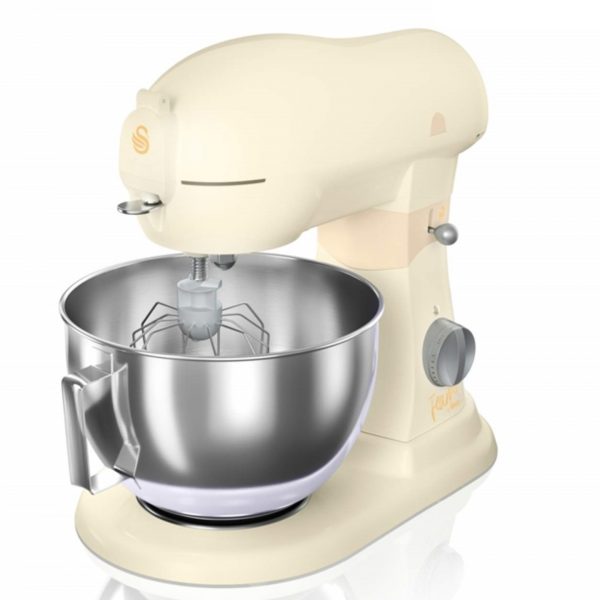 Fearne by Swan SP32010HON 6L Die Cast 1500W Stand Mixer – Honey