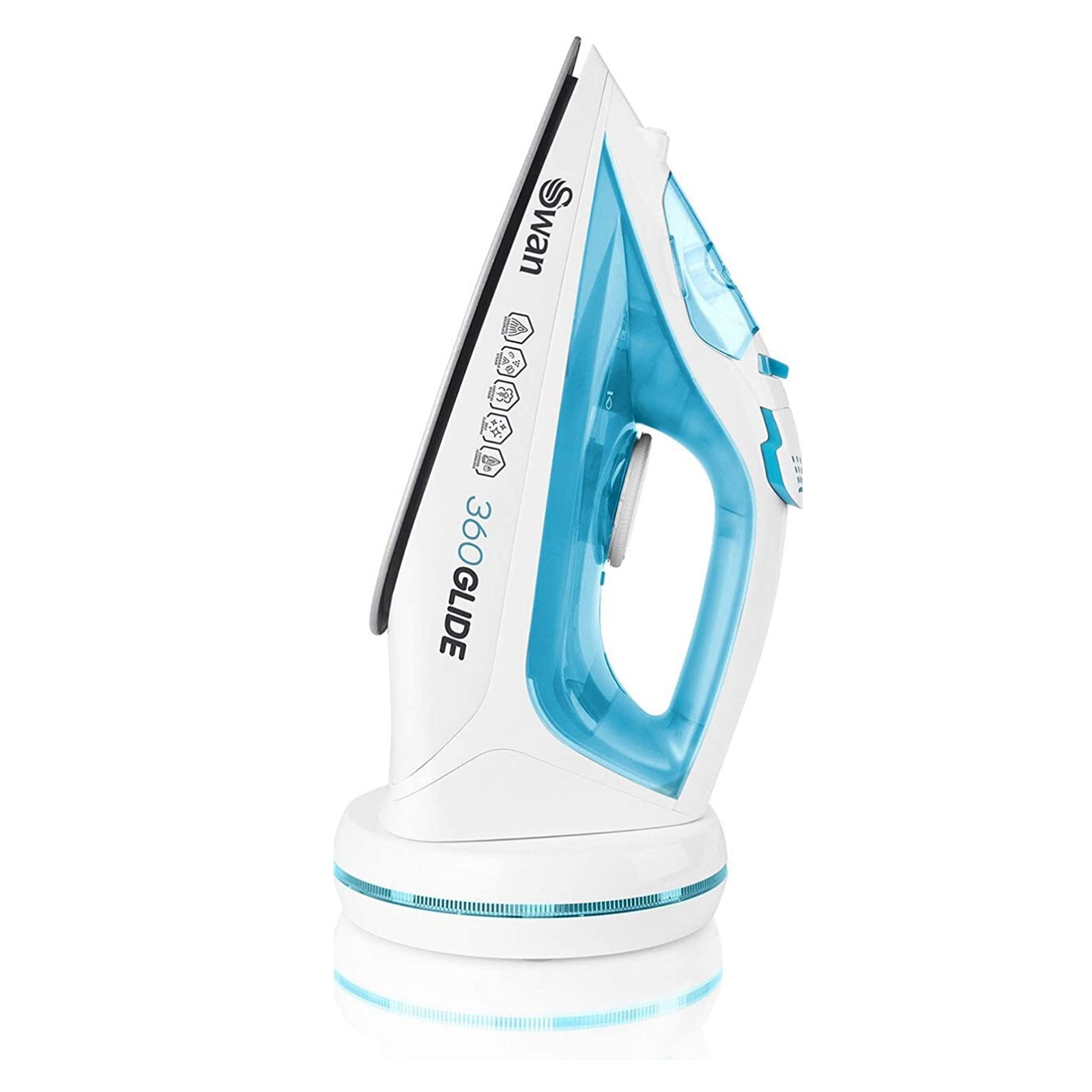 Swan 2-in-1 Cord or Cordless Steam Press Iron SI16410N Swan 2-in-1 Cord or Cordless Steam Press Iron SI16410N