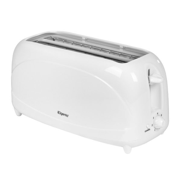 Elgento E20011 4 Slice Long Slot Toaster - White