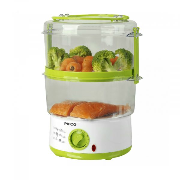 Pifco P21001 2.5L 550W 2 Tier Steamer
