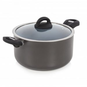Tower T80304 Ceramic Coated Casserole 24cm – Graphite Tower T80304 Ceramic Coated Casserole 24cm – Graphite