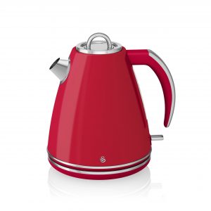 Swan SK24030RN Retro Jug Kettle 1.5L – Red