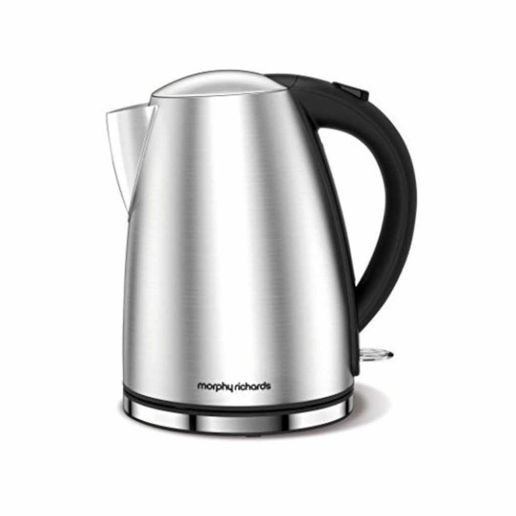 Morphy Richards Accents Jug Kettle Brushed Steel Kettle and Toaster Man