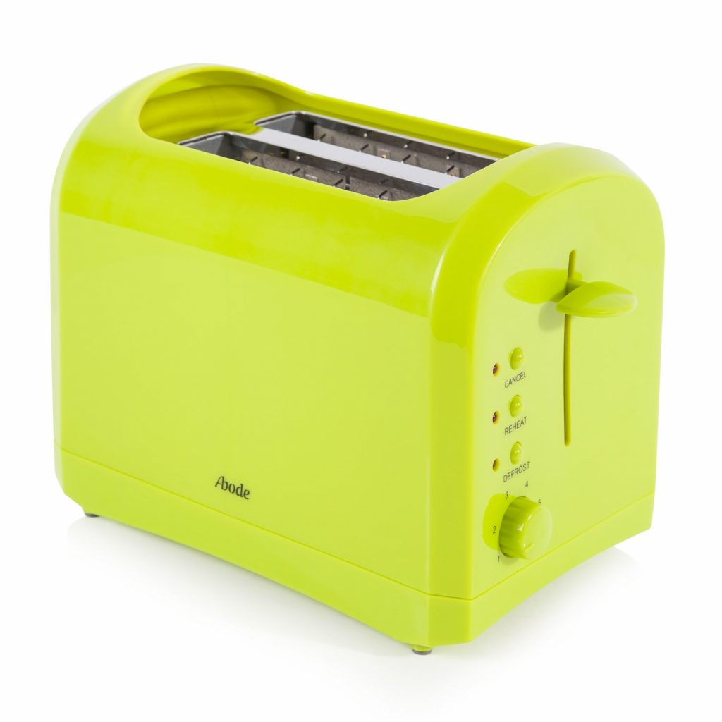 breville lime green kettle toaster set