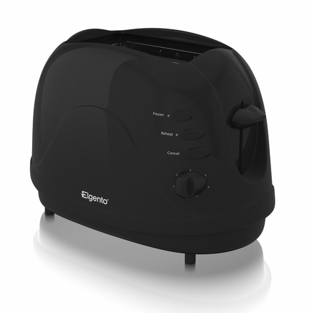 Elgento E20012B 2 Slice Toaster Black Kettle and Toaster Man
