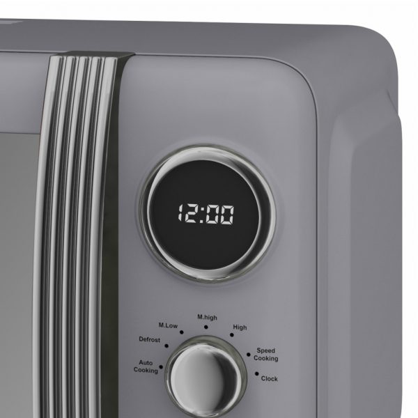 Swan SM22030GRN Retro Digital Microwave 20L – Grey
