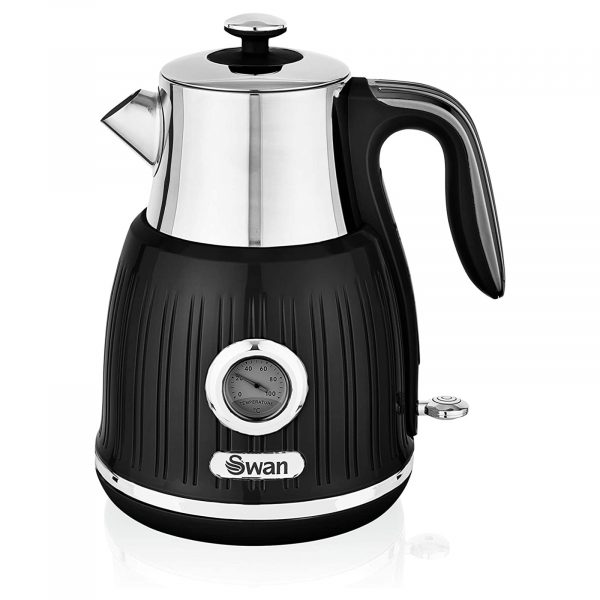 Swan SK31040BN Retro Kettle 3000W 1.5L – Black Brand New