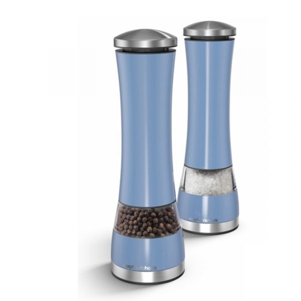 Morphy Richards 974228 Accents Electronic Salt and Pepper Mill – Cornflower Blue
